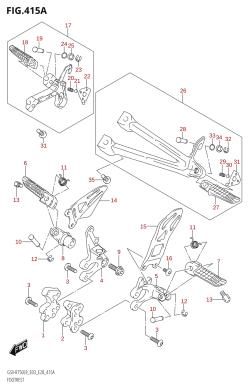 415A - FOOTREST