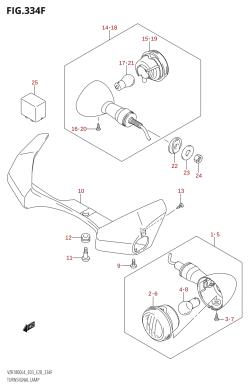 334F - TURNSIGNAL LAMP (VZR1800Z:L4:E33)