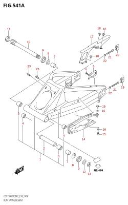 541A - REAR SWINGINGARM