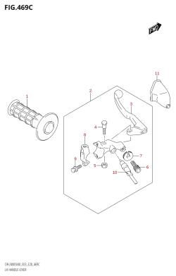 469C - LH HANDLE LEVER