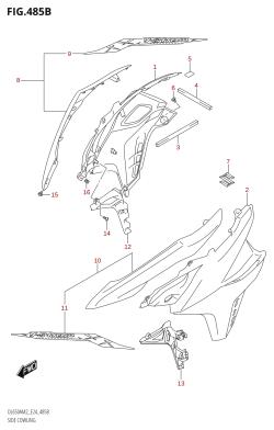 485B - SIDE COWLING (DL650AU:M2:E24)
