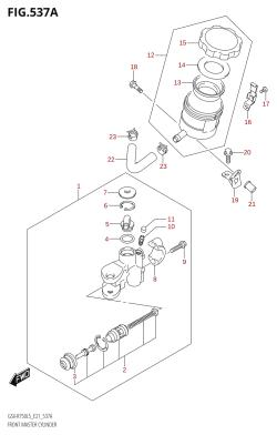 537A - FRONT MASTER CYLINDER