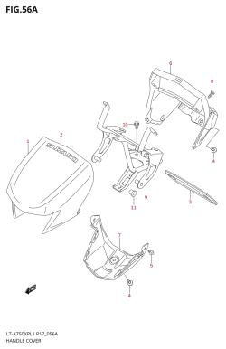 56A - HANDLE COVER (LT-A750XPL1 P24)
