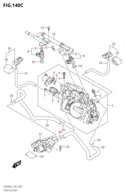 140C - THROTTLE BODY (VZR1800BZ:L7:E19)