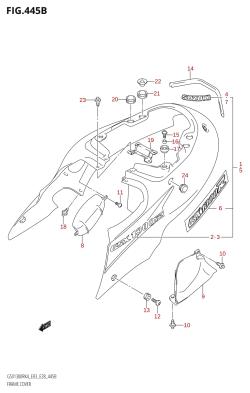 445B - FRAME COVER (K5)