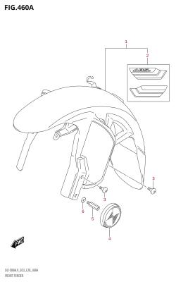 460A - FRONT FENDER (DL1000XA:L9:E03)