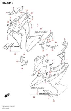 485D - SIDE COWLING (GSX-S1000FZAUF:L8:E21)
