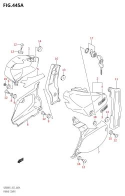 445A - FRAME COVER (VZ800:(K5,K6,K7,K8))