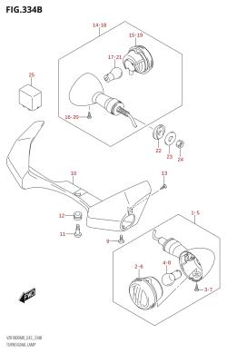 334B - TURNSIGNAL LAMP (VZR1800)