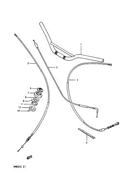 023 - HANDLEBAR - CONTROL CABLE