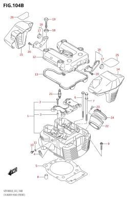 104B - CYLINDER HEAD (FRONT) (VZR1800BZ:L8:E43)