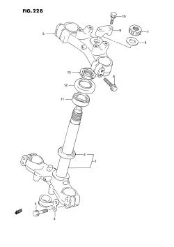 22B - STEERING STEM (MODEL L /​ M /​ N /​ P /​ R /​ S)