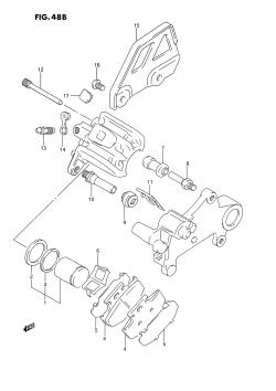 48B - REAR CALIPER (MODEL R)