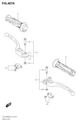 467A - HANDLE LEVER