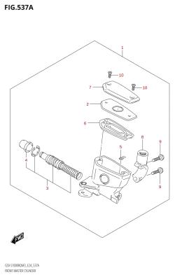 537A - FRONT MASTER CYLINDER