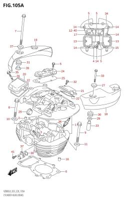 105A - CYLINDER HEAD (REAR)