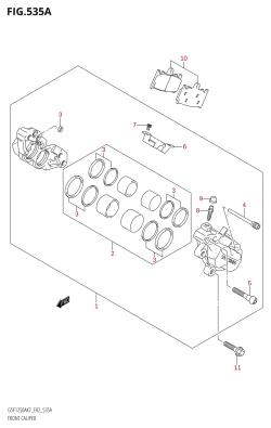 535A - FRONT CALIPER