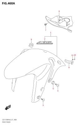 460A - FRONT FENDER (GSX-S1000FA:L8:E21)