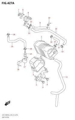 427A - EVAP SYSTEM (GSX-S1000F:L6:E33)