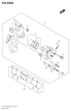 555A - REAR CALIPER