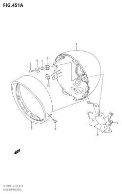 451A - HEADLAMP HOUSING