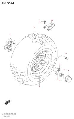 552A - LH REAR WHEEL