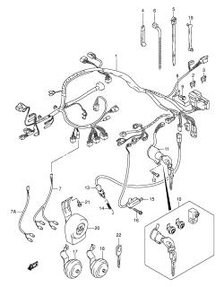 32B - WIRING HARNESS (MODEL K3 /​ UK3 /​ HK3 /​ HUK3)