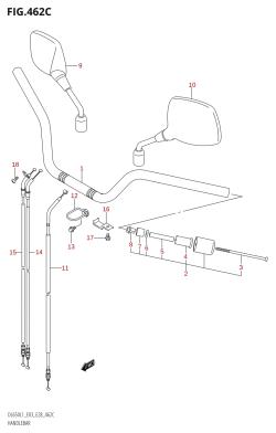 462C - HANDLEBAR (DL650:L1:E33)