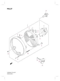 027 - HEADLAMP (GS500H)