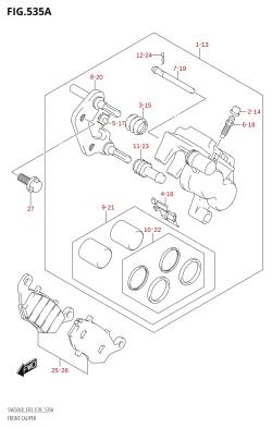 535A - FRONT CALIPER