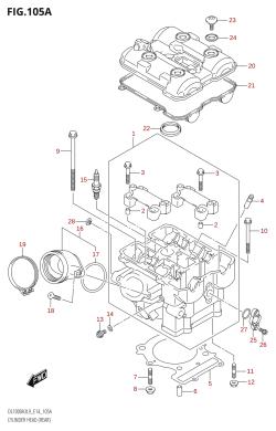 105A - CYLINDER HEAD (REAR)
