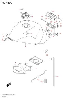 420C - FUEL TANK (GSX1300RA:L9:E33)