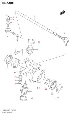 510C - STEERING KNUCKLE (LT-F400FZ:L4:P28)