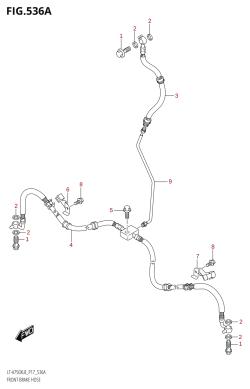 536A - FRONT BRAKE HOSE