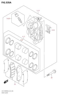 535A - FRONT CALIPER