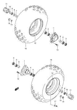 032 - FRONT WHEEL
