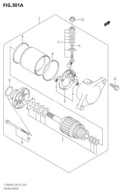 301A - STARTING MOTOR (K8,K9)