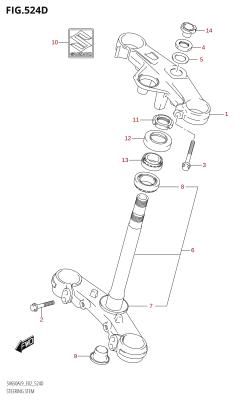 524D - STEERING STEM (SV650XA:L9:E19)