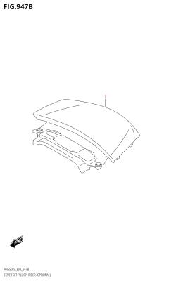 947B - COVER SET PILLION RIDER (OPTIONAL) (AN650Z:L5:E19)