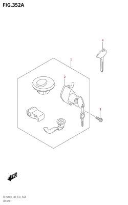352A - LOCK SET (VL1500B:L9:E03)
