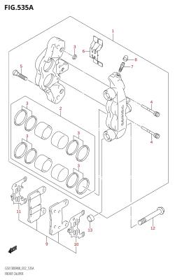 535A - FRONT CALIPER