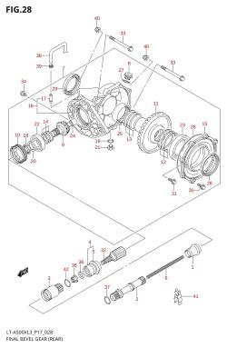 028 - FINAL BEVEL GEAR (REAR)