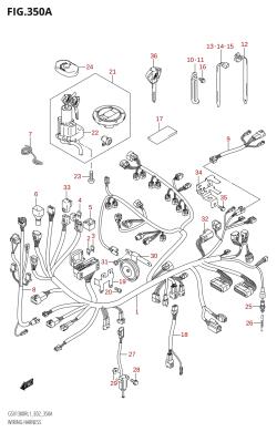 350A - WIRING HARNESS (GSX1300R:L1:E14)