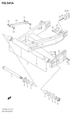 541A - REAR SWINGINGARM