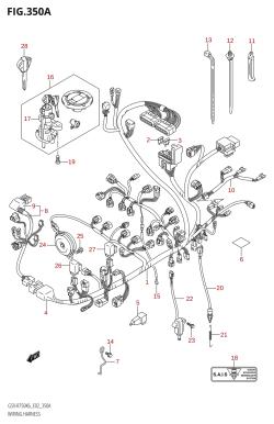 350A - WIRING HARNESS (E02,E19,E24)