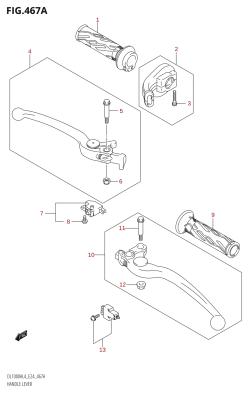 467A - HANDLE LEVER