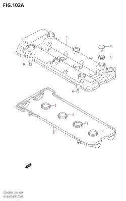 102A - CYLINDER HEAD COVER