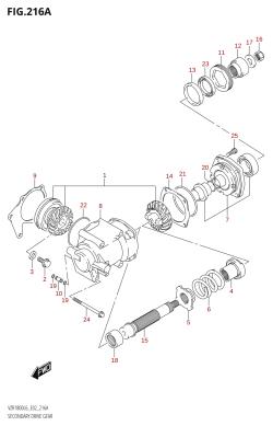 216A - SECONDARY DRIVE GEAR