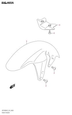 460A - FRONT FENDER (VZR1800)