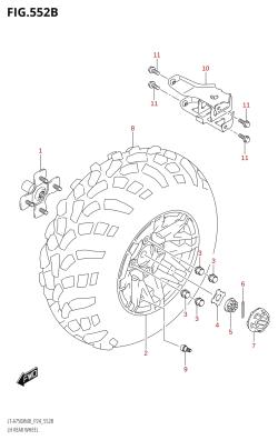 552B - LH REAR WHEEL (LT-A750XPM0 P24)